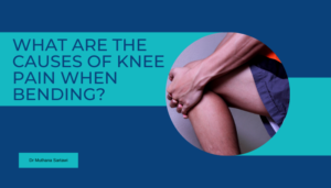 Knee pain when bending