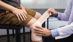 Total knee replacement recovery