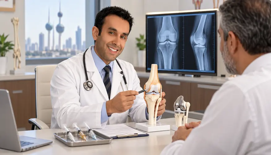 Knee injections in Kuwait for knee osteoarthritis