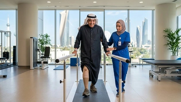 Physiotherapy after knee replacement in Kuwait